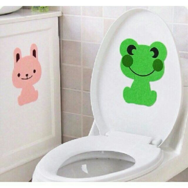 MIẾNG DÁN KHỬ MÙI TOILET THAN HOẠT TÍNH HÌNH THÚ NGỘ NGHĨNH