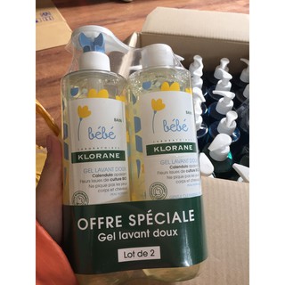 Tắm gội Klorane cho bé 500ml