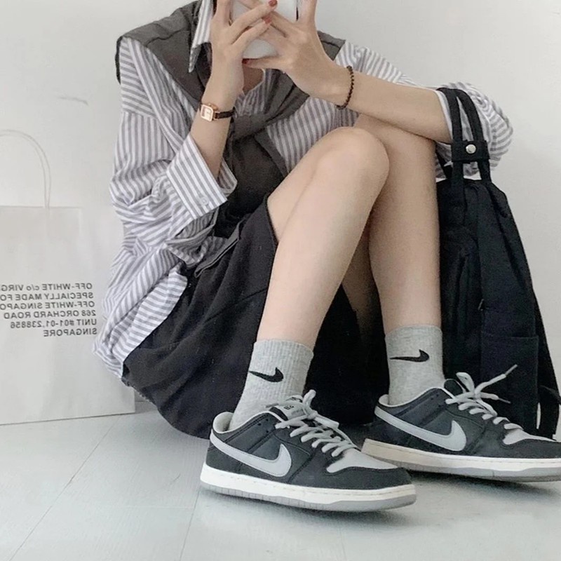 #5 Đôi Trong Hộp# Vớ Thể Thao Nike Chất Liệu Cotton Cho Nam Nữ