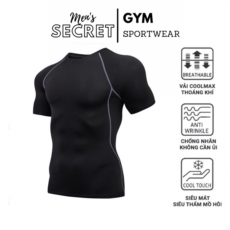 Áo Thể Thao Nam Tập Gym Cao Cấp PRO COMBAT nhà MEN'S SECRET