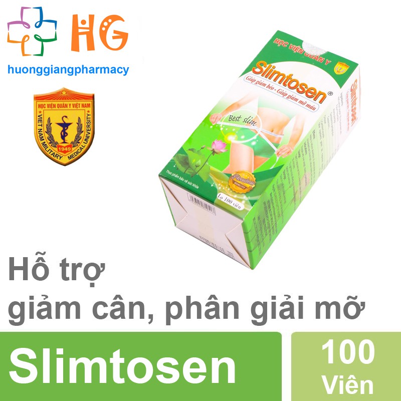 Viên uống giảm cân Slimtosen HVQY - Giảm Cân An Toàn Tuyệt Đối (Hộp 100 viên)