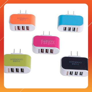 Cốc Sạc ,Củ Sạc 3 Cổng USB 3.1A