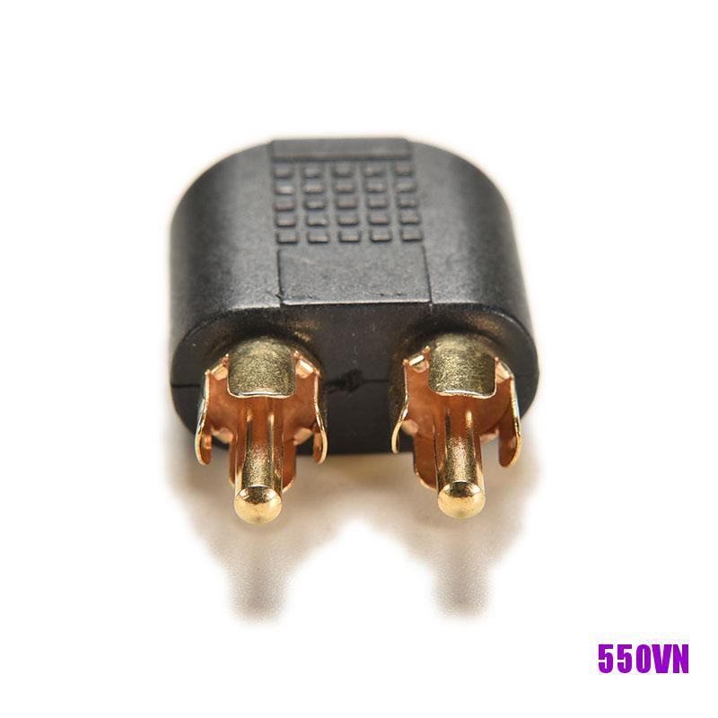 Đầu Chuyển Đổi Âm Thanh Từ Jack 3.5mm Sang 2 Rca Chuyên Dụng | BigBuy360 - bigbuy360.vn