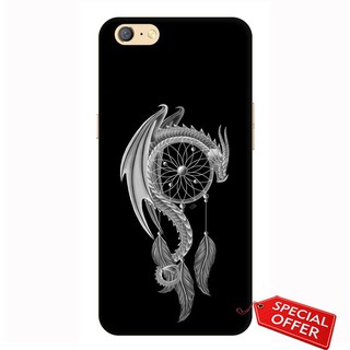 Ốp lưng Oppo A71- nhựa dẻo Silicone in hình Dreamcatcher Trắng