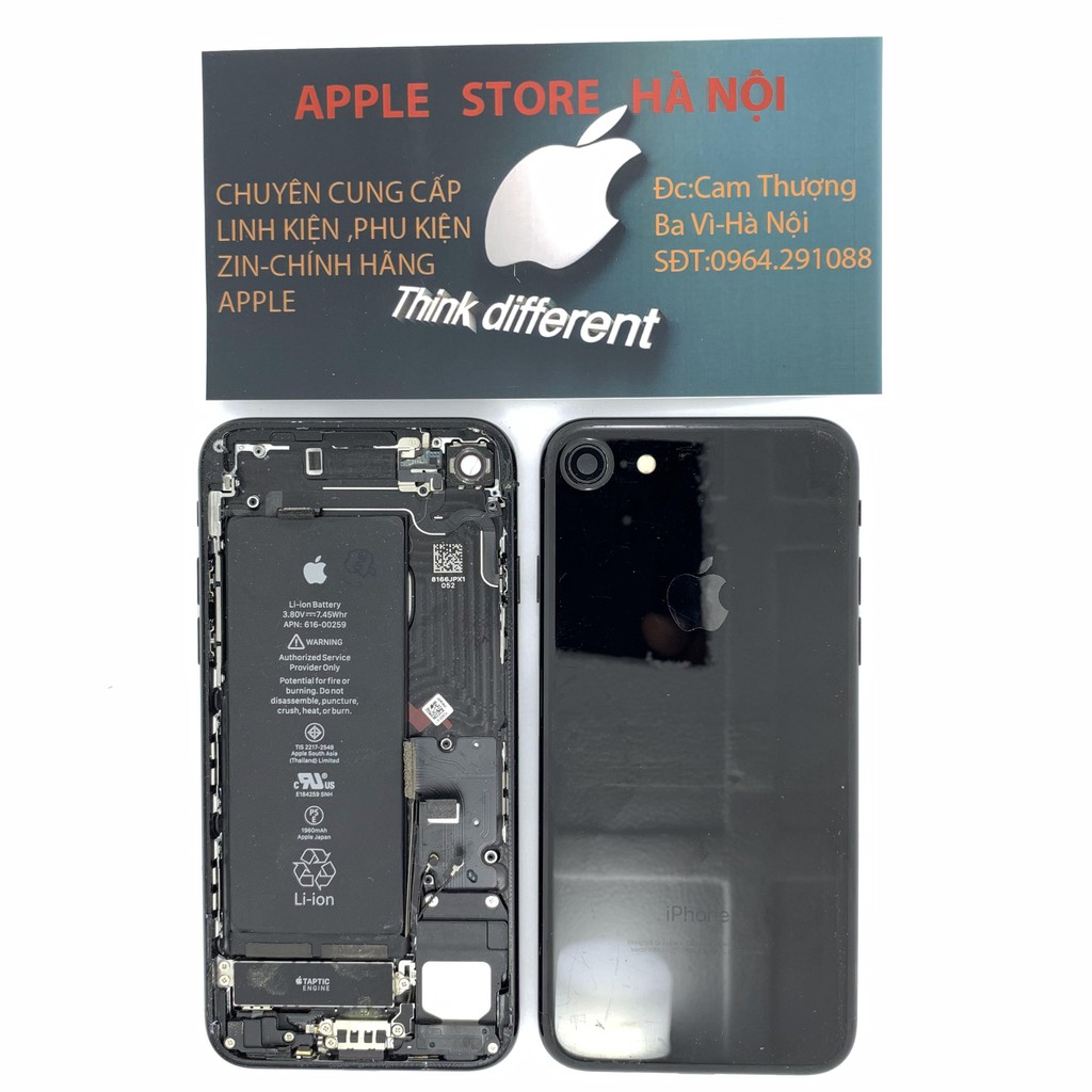 Cụm lưng Iphone 7 đen bóng zin tháo máy đẹp 99-keng