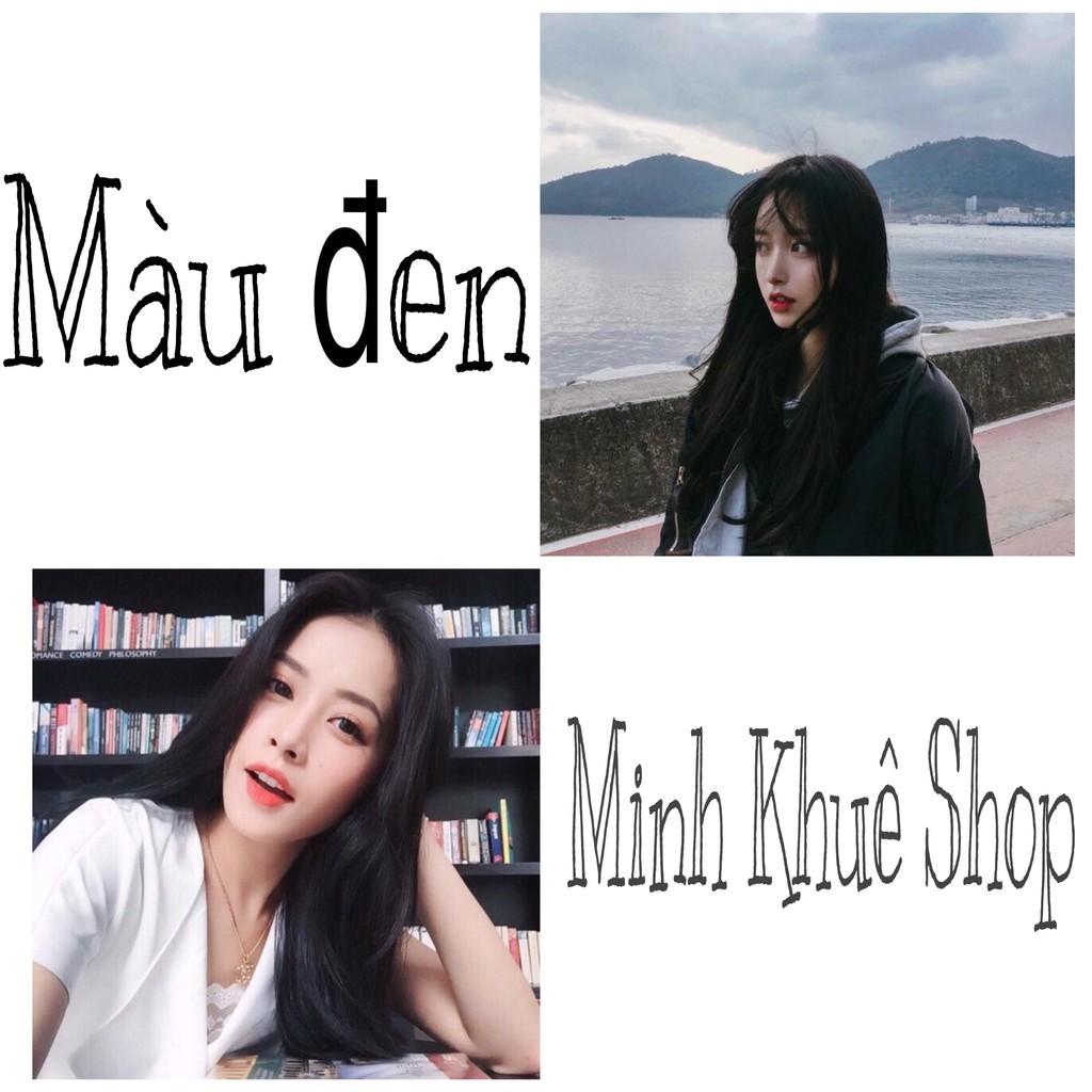 Thuốc nhuộm tóc màu đen + tặng oxy trợ dưỡng (hot trend)