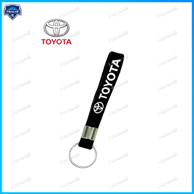 Móc Khóa Silicon Hình logo Toyota Thời Trang
