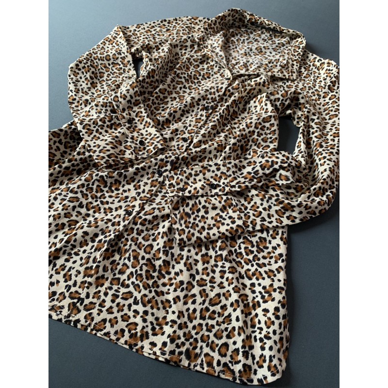 ✨Sơmi da beo ZR VNXK newtag chỉ 179k!