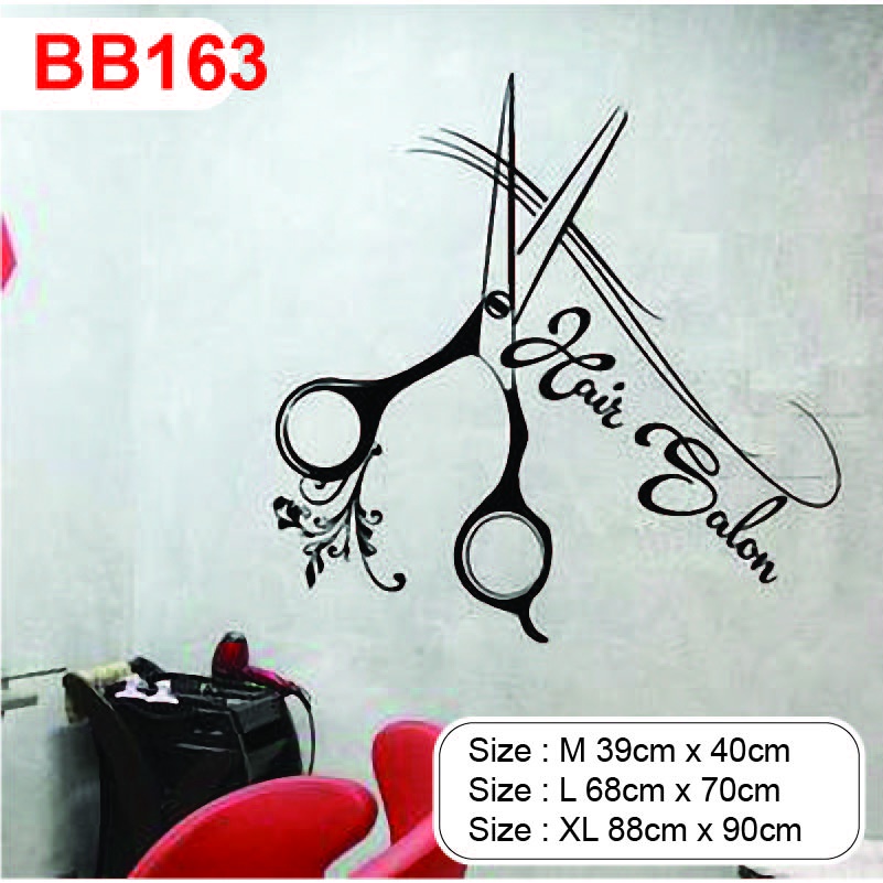 Decal trang trí tiệm Barber, Salon, thu hút khách hàng, tăng doanh thu, tạo điểm nhấn P10