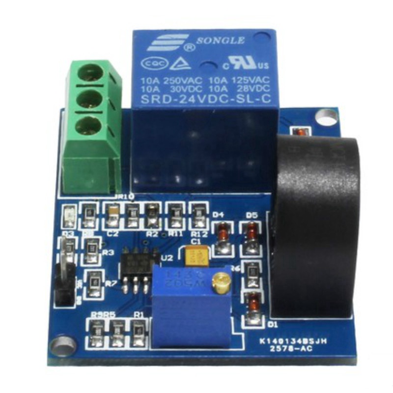 Ac 5V 12V 24V 5A. Mô Đun Cảm Biến Dòng Điện