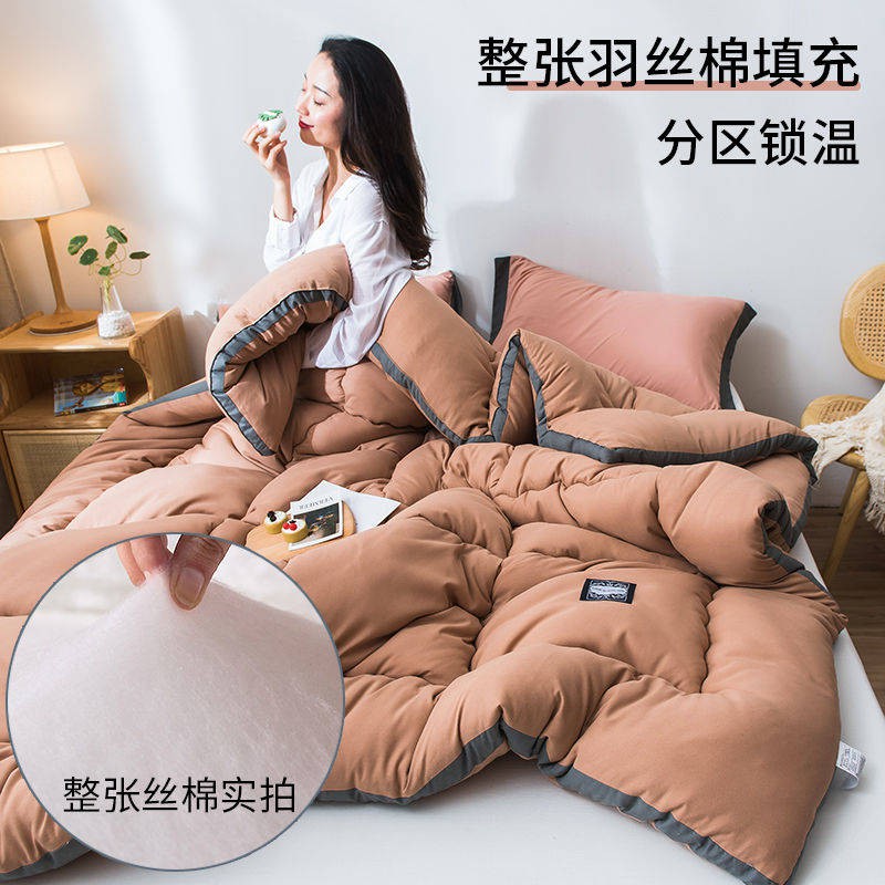 quilt  Chăn mùa xuân và mùa thu dày để giữ ấmcái mền