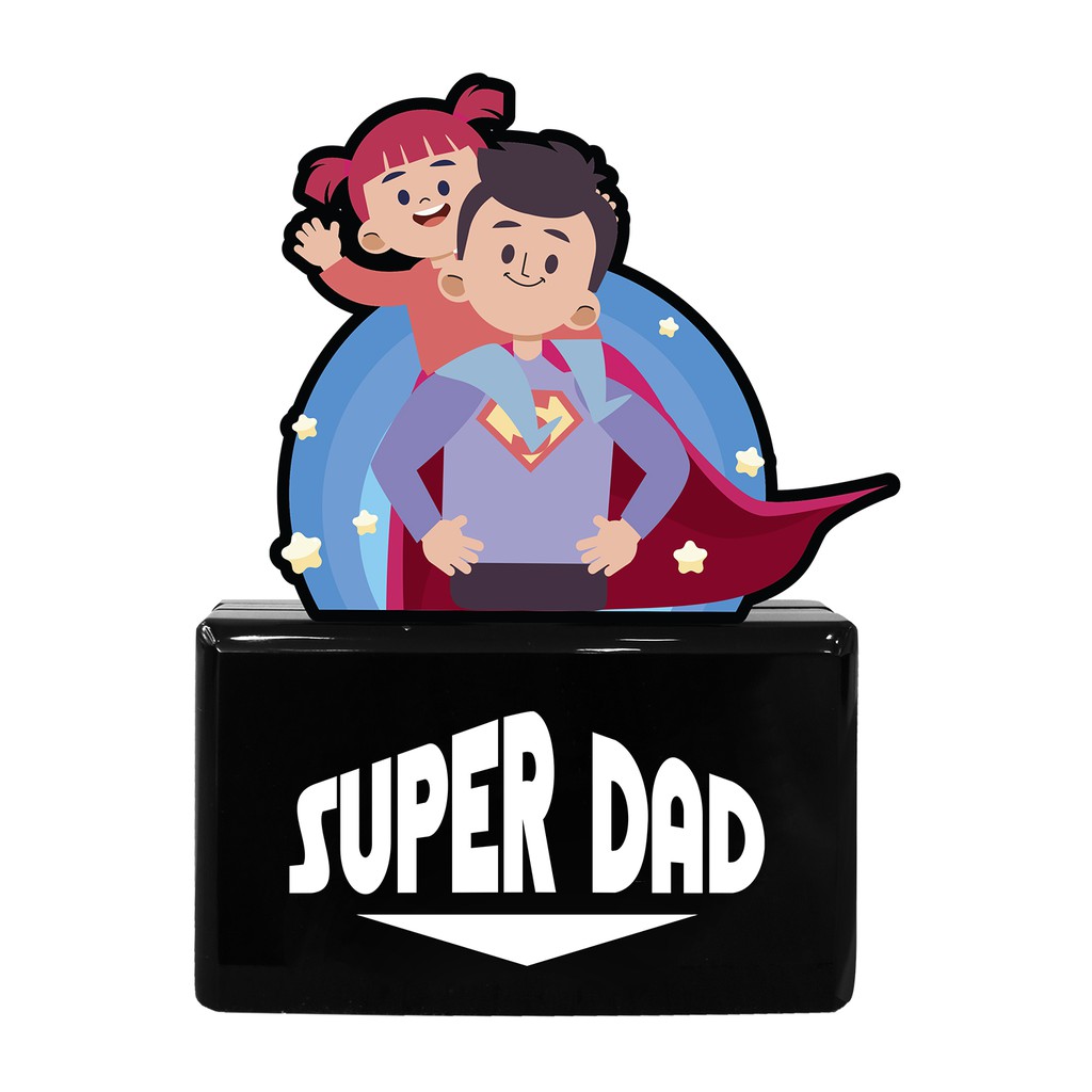 Quà lưu niệm ngày của bố Father's Day - Super Dad