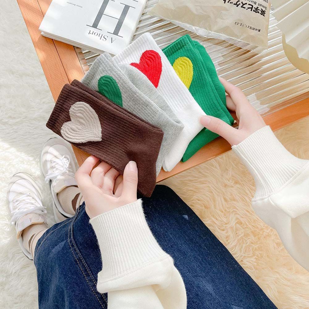 Tất dệt kim thoáng khí phong cách Nhật-Hàn dễ thương cho nữ nhiều màu sắc tùy chọn