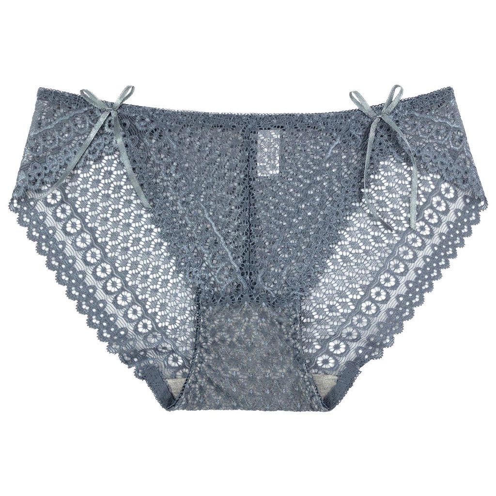 OCEANMAP Quần Lót Ren Hoa Lưng Vừa Kháng Khuẩn Thời Trang Quyến Rũ Cho Nữ