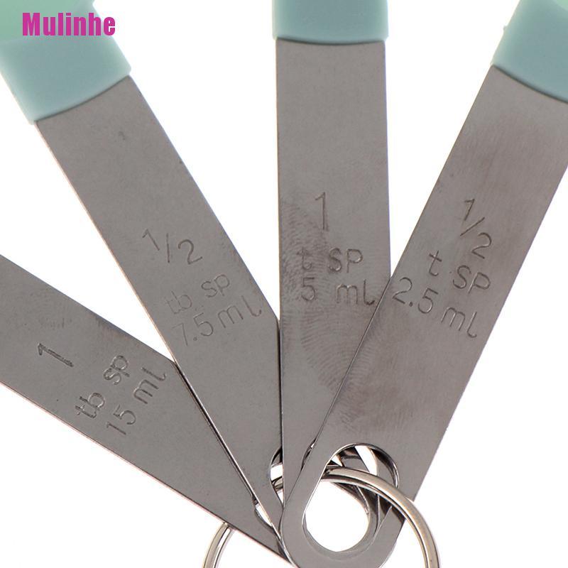 Set 8 Muỗng Đo Lường Nấu Ăn Làm Bánh Cho Nhà Bếp