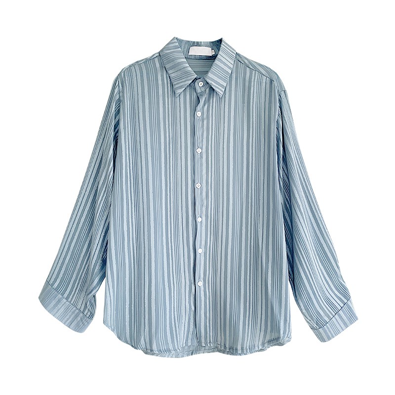 SƠ MI XUYÊN THẤU KẺ DỌC, SƠ MI NAM ĐẸP - LJINSTORE | BigBuy360 - bigbuy360.vn