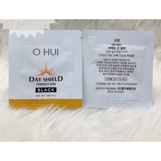 Kem chống nắng OHUI Dạng Gói – Day Shield Perfect Sun  Black 1ml /gói ( Combo 20 gói)