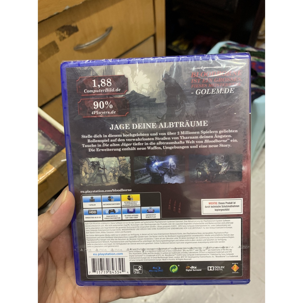 Đĩa game Ps4 Bloodborne Game of the year edition