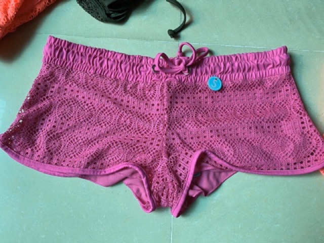 Quần short lưới ren đi biển, hàng xuất xịn