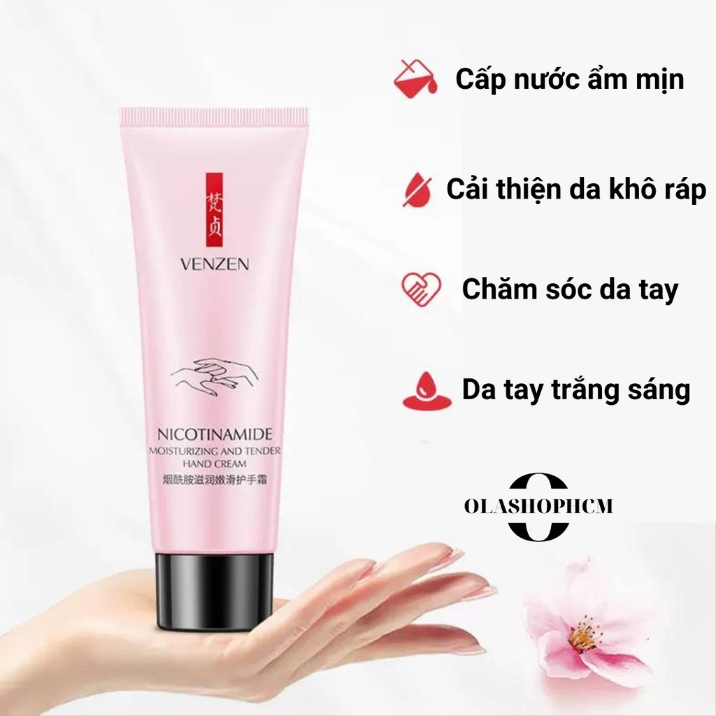 Kem dưỡng tay dưỡng ẩm trắng sáng da cấp ẩm mịn màng