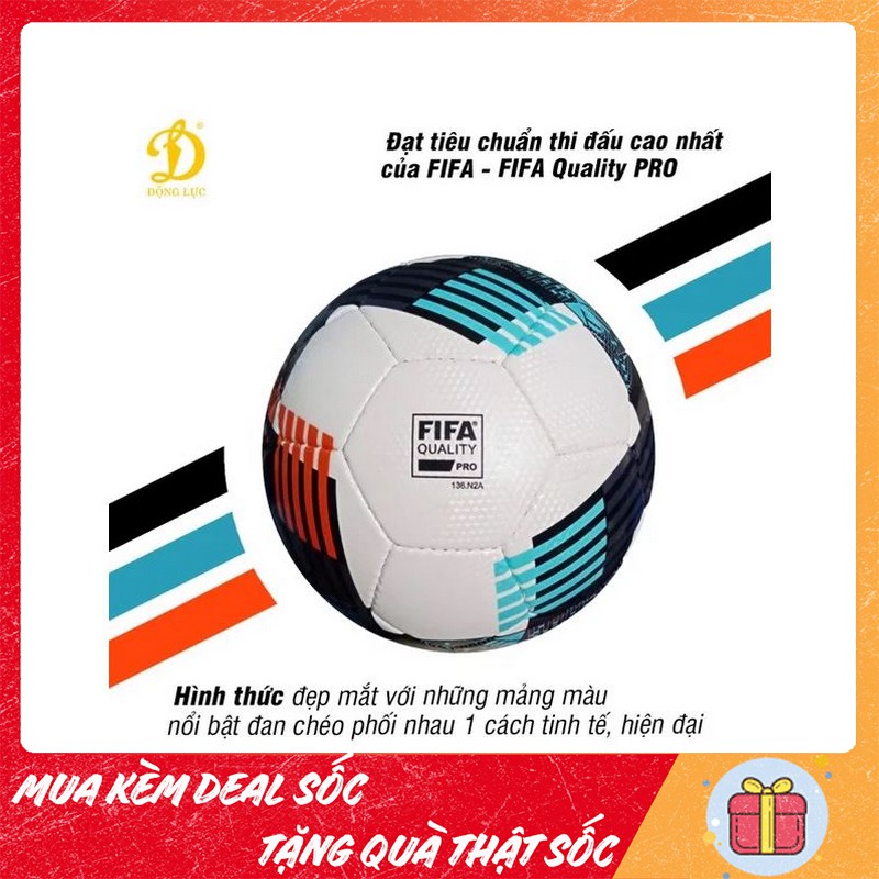 Bóng Động Lực Spectro UHV 2.07 SỐ 5 - Quả bóng đá đạt chuẩn thi đấu FIFA, kèm kim bơm và lưới