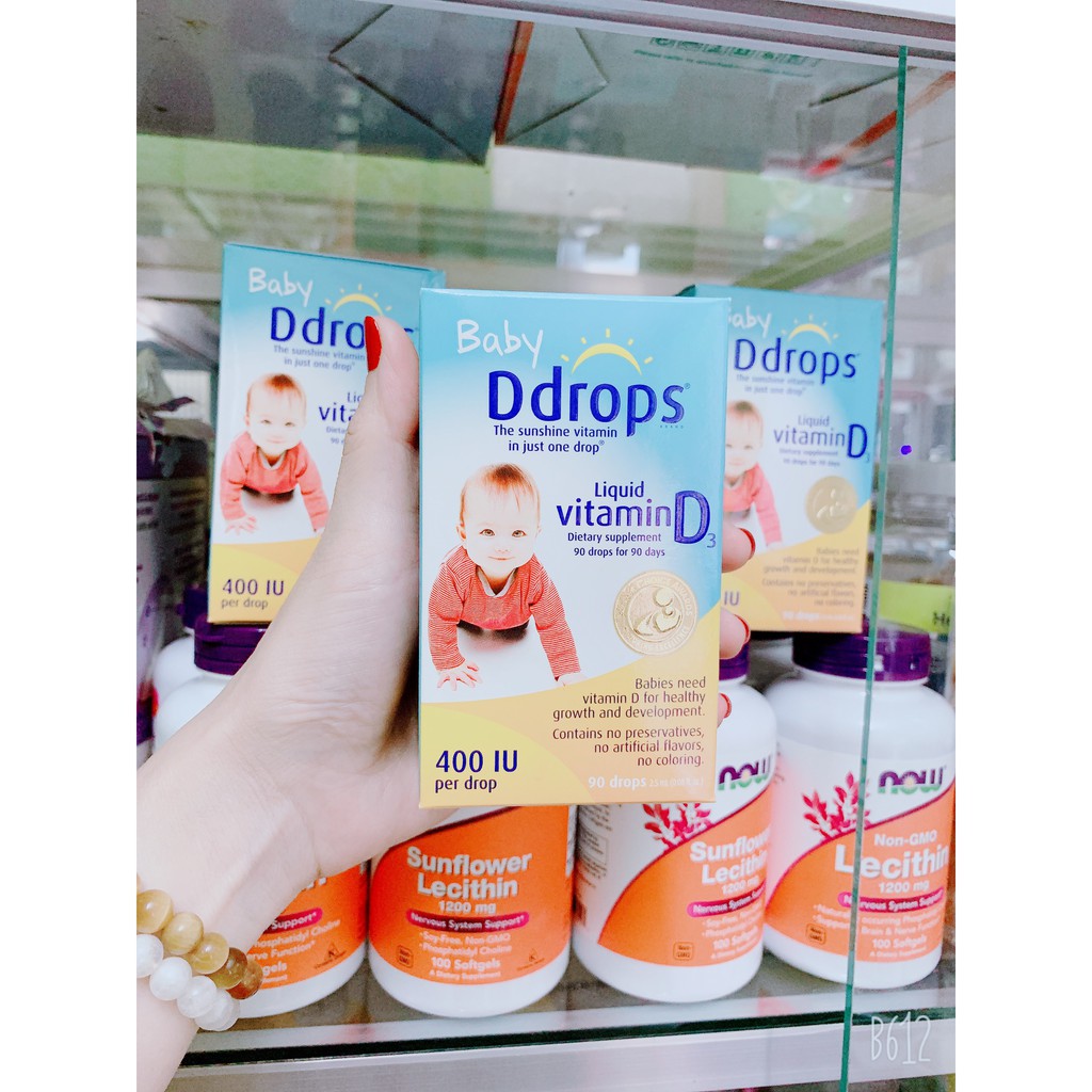 Vitamin D3 Baby Ddrops Mỹ hàng chính hãng