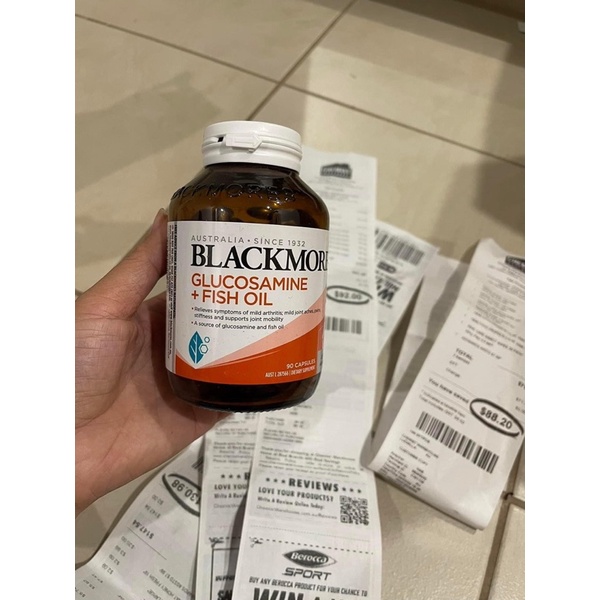 Blackmores Glucosamin + Fish Oil 90 Viên, hỗ trợ xương khớp