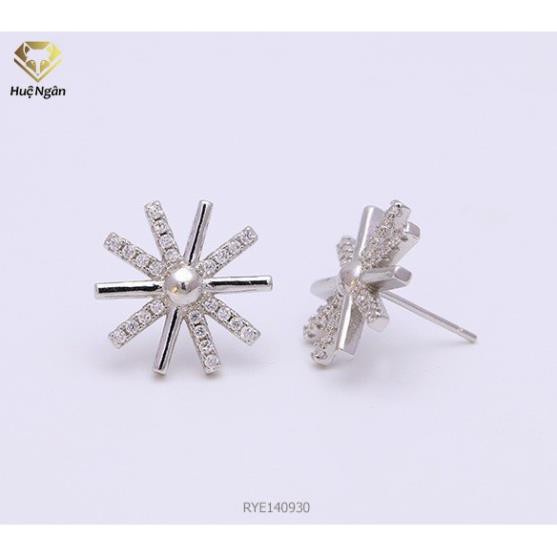 [SIÊU ĐẸP , SIÊU SANG]] . Combo dây chuyền và khuyên tai bạc Ý Virgo - Hậu duệ mặt trời PP1518-RYE140930