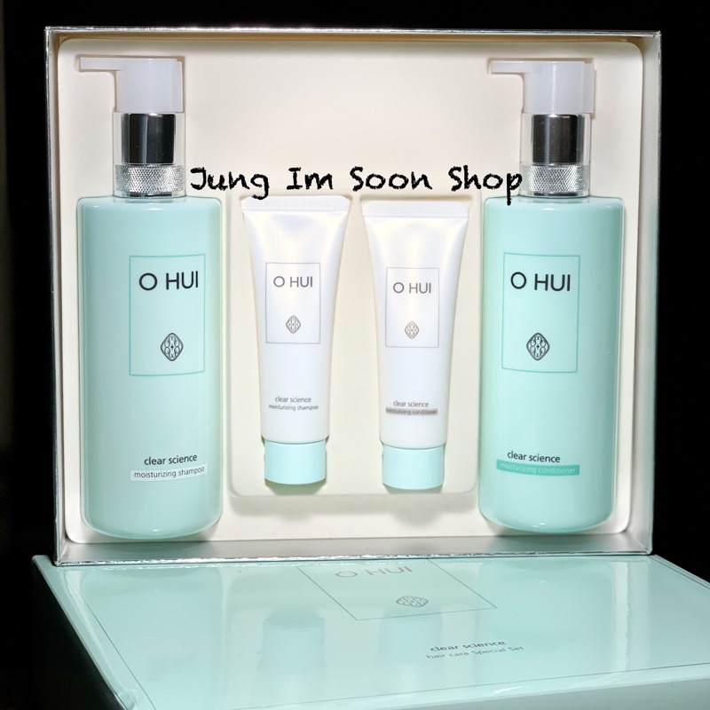 lSét Dầu Gội➰Xả Ohui Clear Science Moisturizing Shampoo