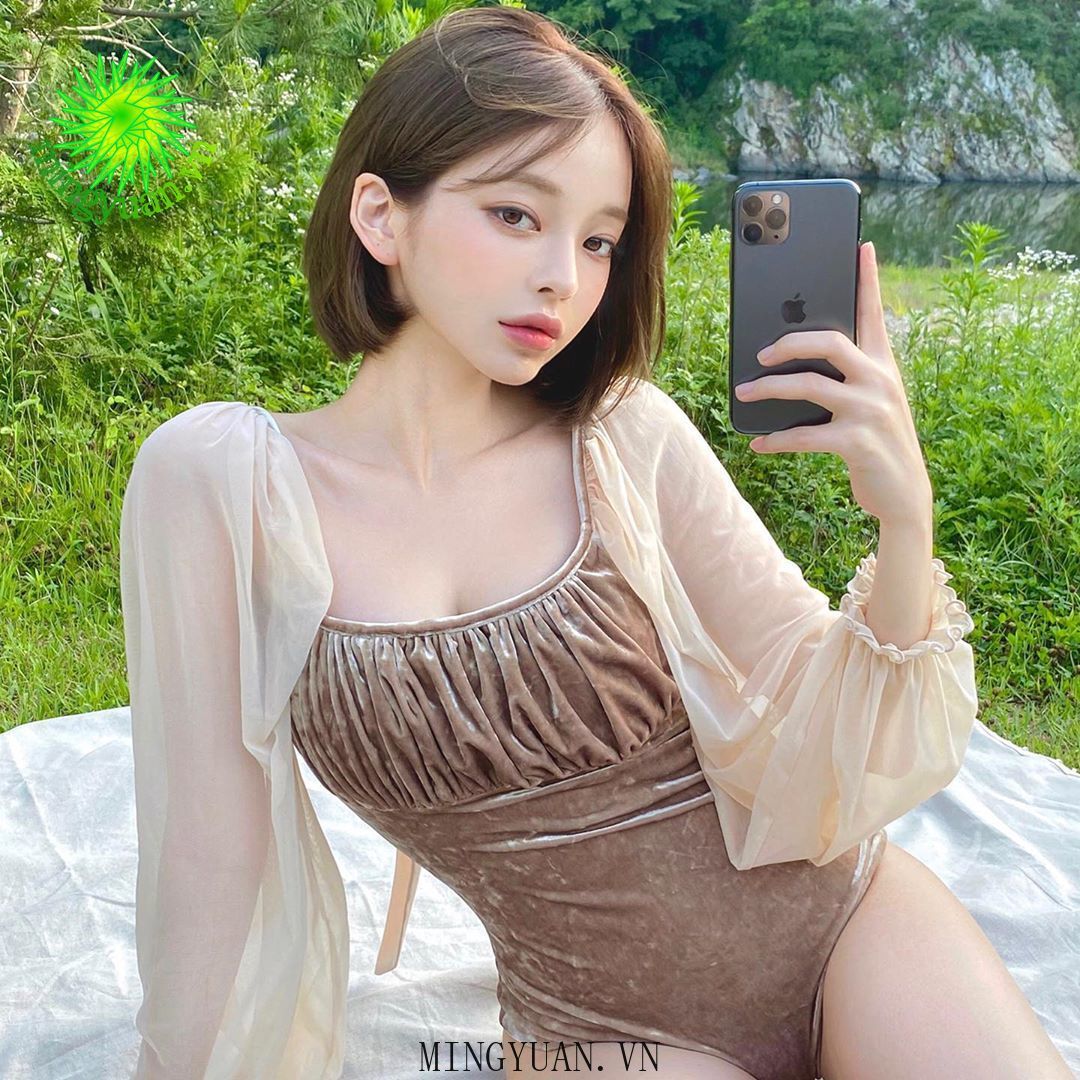 Sexy One Piece French Velvet Swimwear 2022 For Women | BigBuy360 - bigbuy360.vn