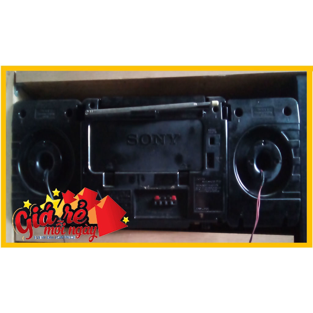 Sony Cassette Radio CFS-1040S xưa décor, Vỏ Loa gỗ bluetooth BS 9524 Ridgeway nút volume DIY các loại