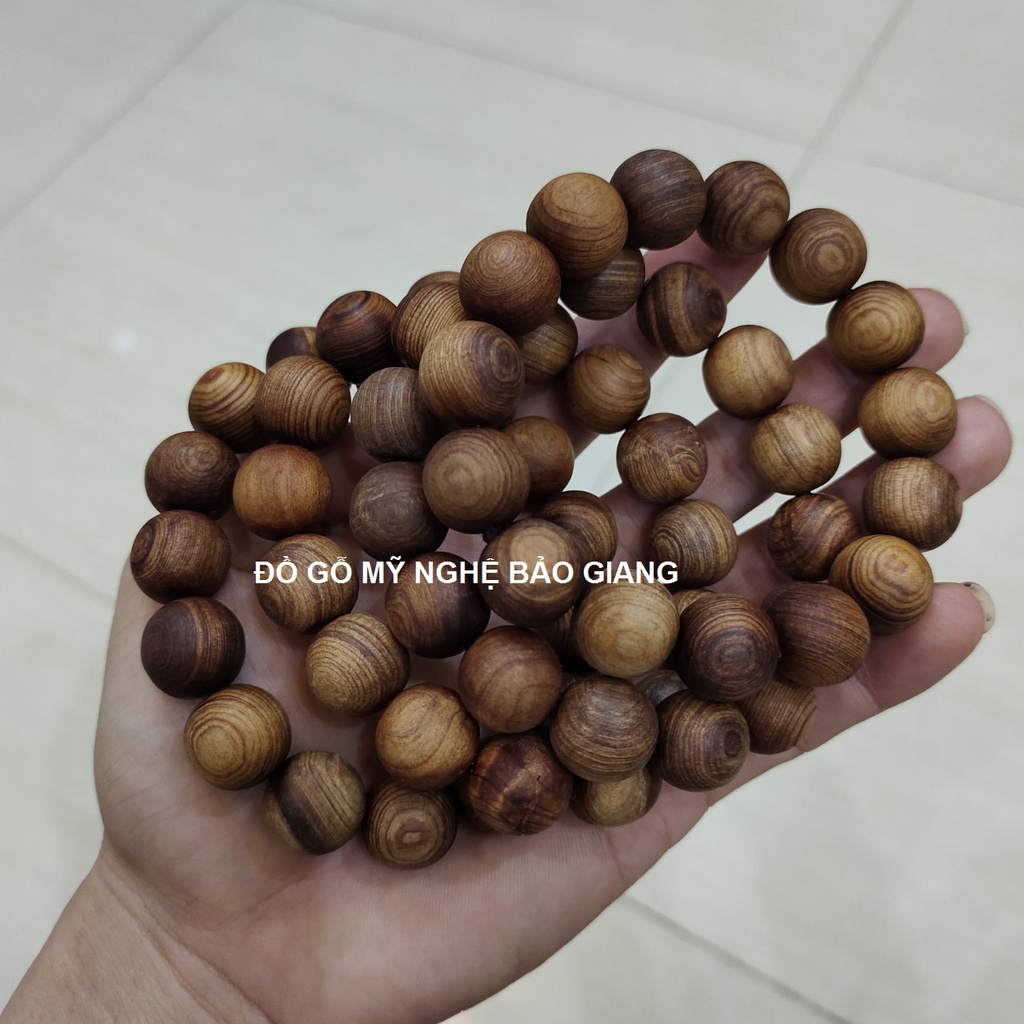 Vòng tay gỗ ngọc am thơm ngọt ngào 14ly