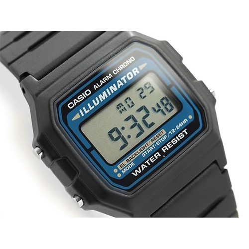 Đồng hồ Casio Nam F-105W-1ADF Chính Hãng - Chống Nước 5ATM - Tuổi thọ Pin 7 Năm bảo