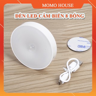 Đèn LED không dây dán tường có cảm biến chuyển động thông minh tự động bật tắt kèm dây cáp USB