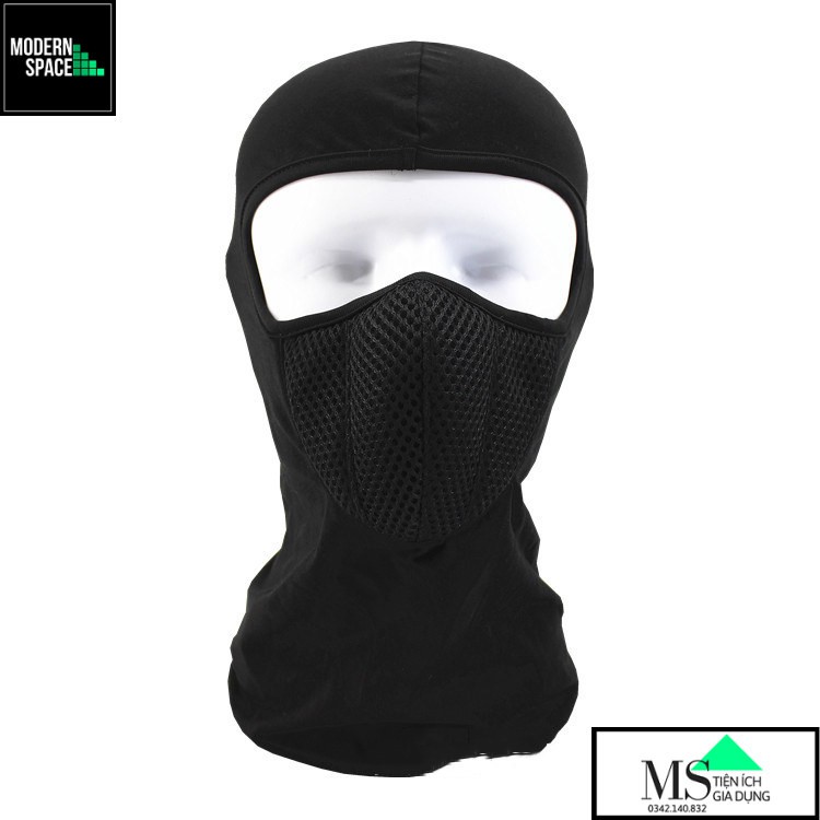 Khăn trùm đầu Ninja - Khăn trùm đi Xe máy ĐI Phượt KÍN ĐẦU CHỐNG BỤI CHỐNG RÉT và Mặt nạ ấm GD-089