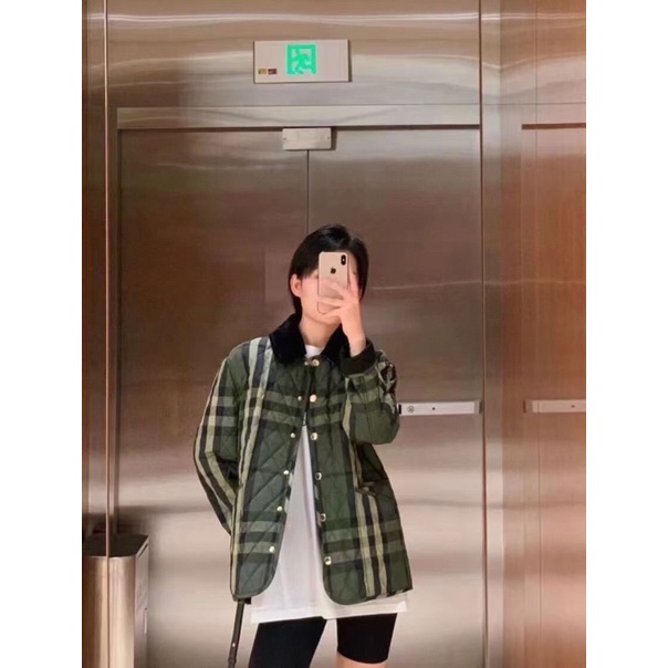 Áo khoác phao nữ BURBERRY BBR thời trang thu đông 2021