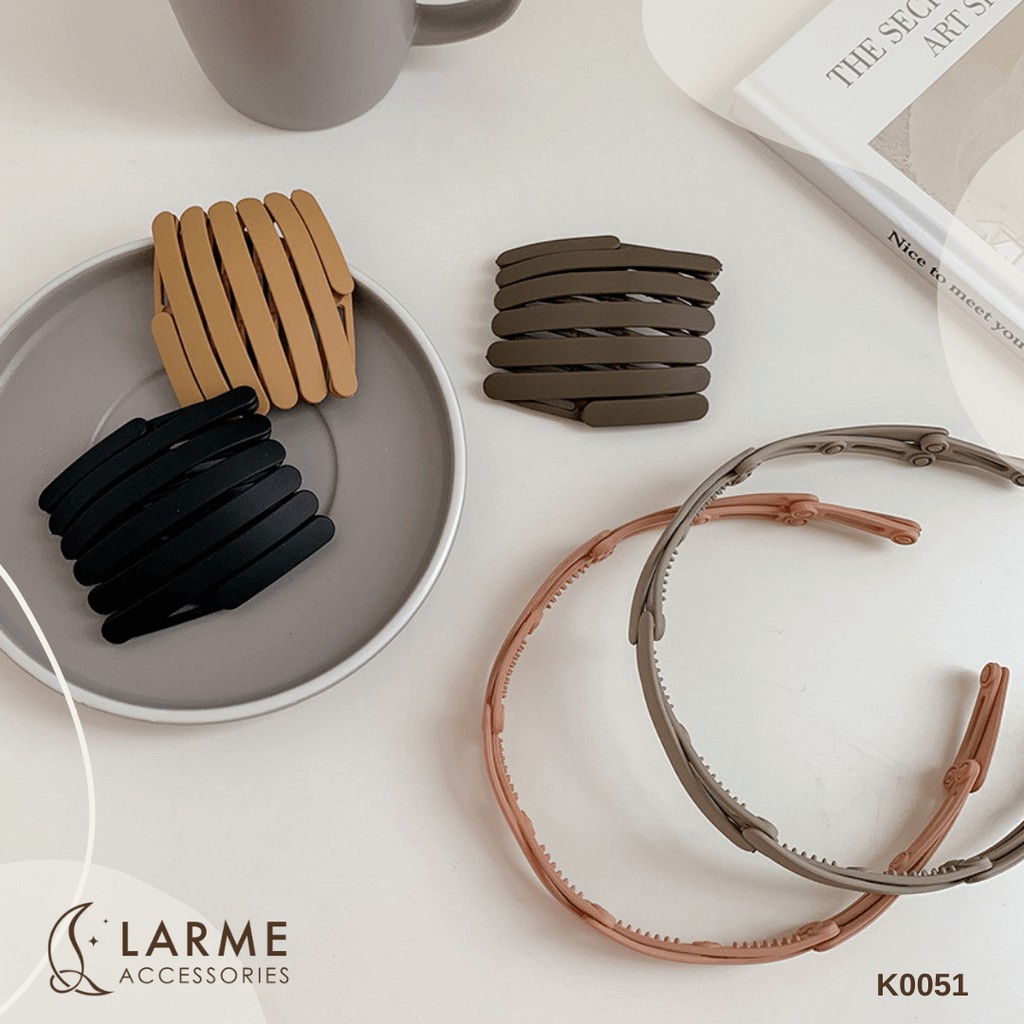 Cài tóc, bờm tóc phong cách Hàn Quốc thông minh siêu gọn Larme Accessories - K0051