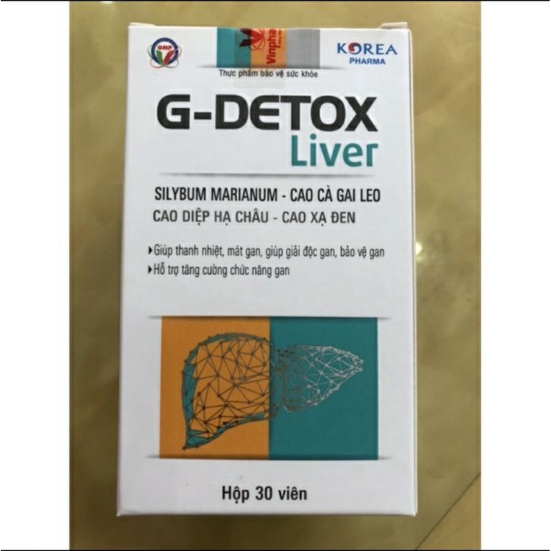 G - DETOX Liver_ Thanh nhiệt mát gan,giải độc gan,bảo vệ chức năng gan