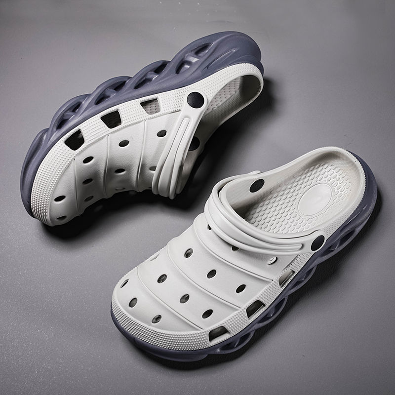 Giày Crocs Đục Lỗ Thoáng Khí Thời Trang Cho Nam