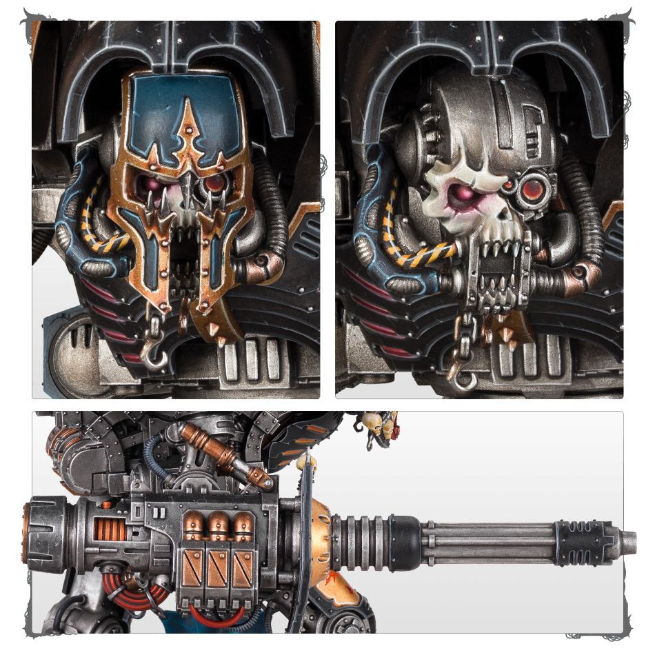 Mô hình nhân vật Warhammer 40k CHAOS KNIGHTS: KNIGHT DESECRATOR