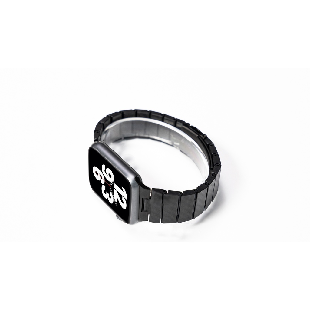 Dây Đeo Bằng Sợi Carbon Siêu Nhẹ Chống Thấm Nước Cho Đồng Hồ Apple Watch Series 7 45mm 44mm 41mm 38mm Series 7 6 SE 5 43