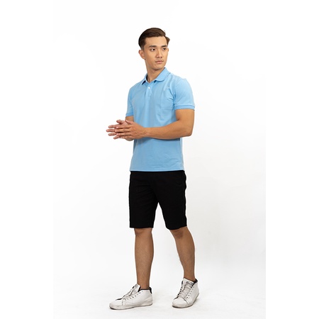 [ SALE 45% ]-Áo thun nam POLO trơn màu xanh biển sang trọng và lịch lãm