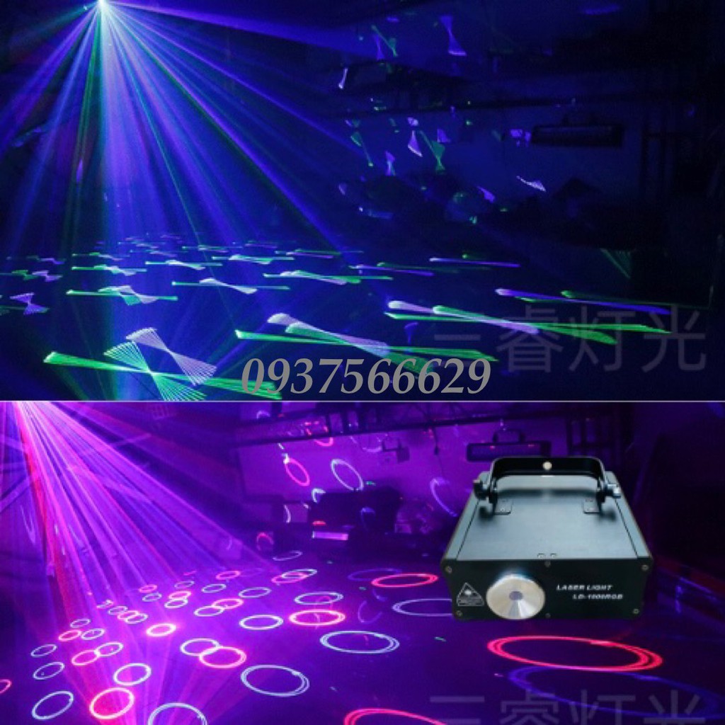 [ SALE OFF ] Đèn Bay Phòng Laser Light LD-1000RGB Kết Hợp Quét Tia Và Chiếu Hình Ảo 7 Màu Cho Phòng Bay - Magic Store SG