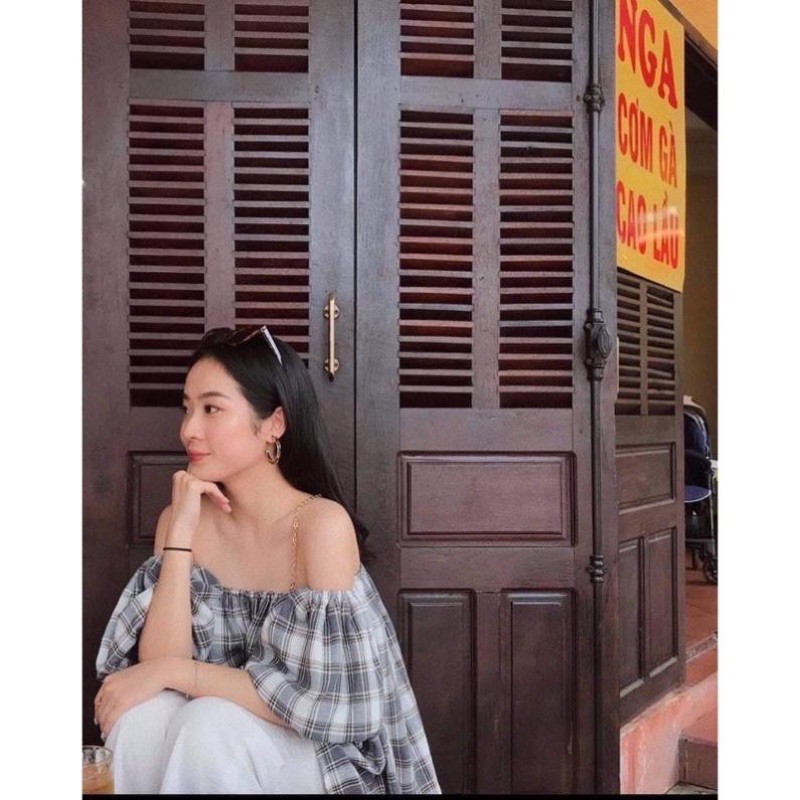 bán sỉ set áo trễ vai mixx quần ống sơ ba màu hothit | BigBuy360 - bigbuy360.vn