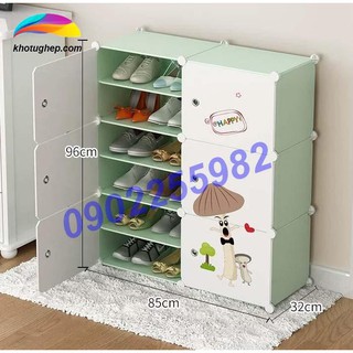 [MỚI VỀ] - TỦ NHỰA ĐỂ GIÀY DÉP KIỂU MỚI 12 Ô (chia ô) NHIỀU MÀU - NHIỀU LỰA CHỌN