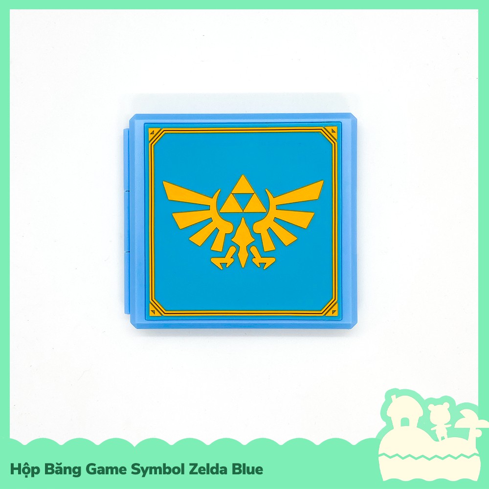 [Sẵn VN - NowShip] Hori Phụ Kiện Hộp Băng Lưu Trữ Thẻ Game Di Động 12 Khoanh Nintendo Switch NS Symbol Zelda Blue