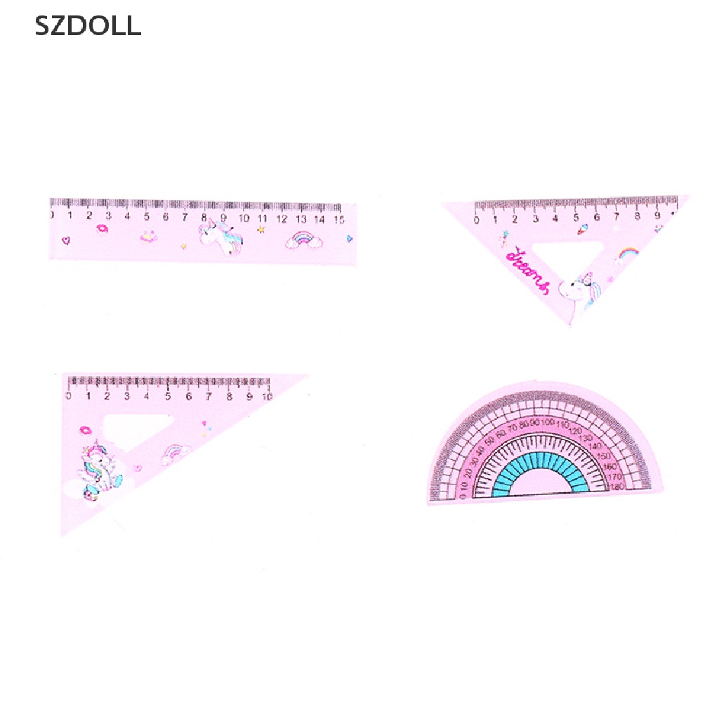 Set 4 thước kẻ tỉ lệ 1:12 cho nhà búp bê