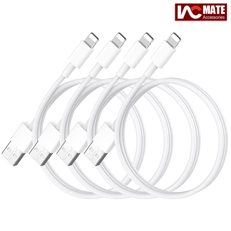 Dây Cáp Sạc Nhanh 1M Và 2M Cho 13 Pro Max / 12 Mini / 11 / XR / Xs / X / 8 / 7 / 6 / Pad Pro / Air / Mini