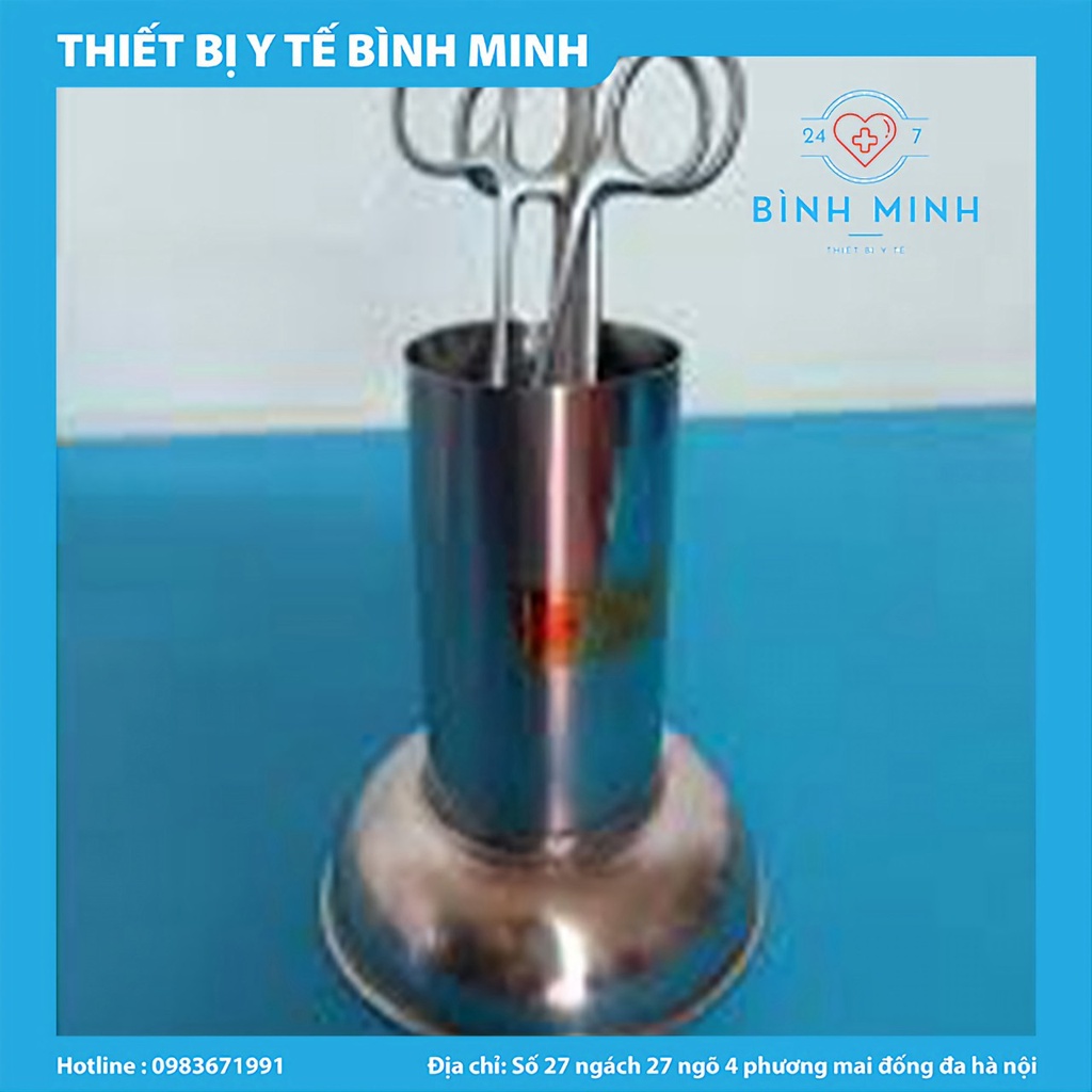 Ống Trụ Cắm Panh Y Tế, Lọ Inox Đựng Kéo Cắt Chỉ, Dụng Cụ Y Tế, Dụng Cụ Spa Thẩm Mỹ