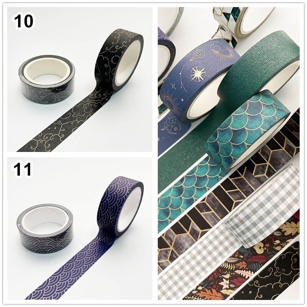 Băng Keo Washi Dán Trang Trí Sổ Lưu Niệm Phong Cách Cổ Điển